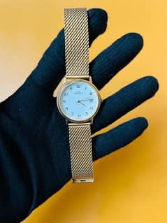 Bisset Swiss Made Original Watch Chain Aftermarket Installed