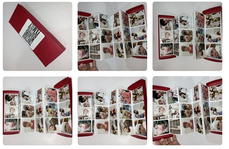 Personalised Photo Pull-Up Box for Birthdays, Anniversaries, 4