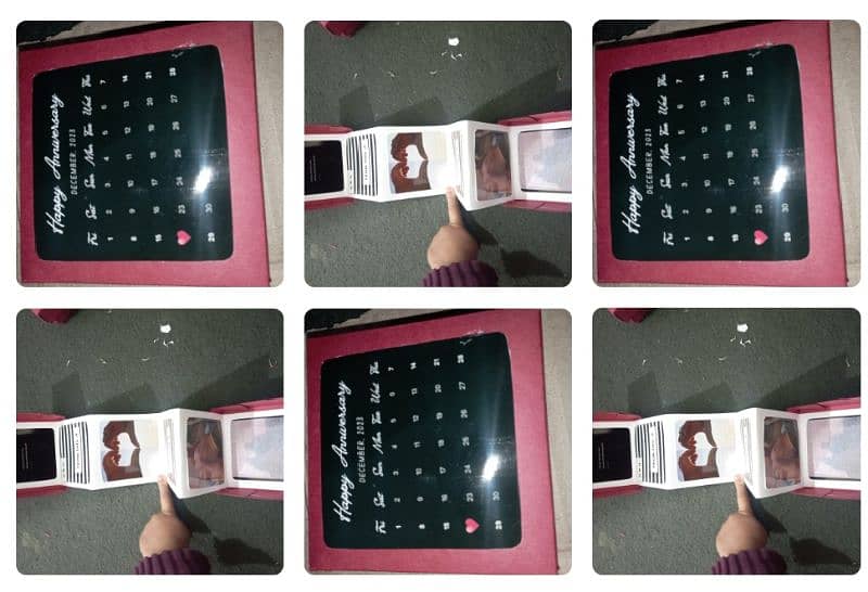 Personalised Photo Pull-Up Box for Birthdays, Anniversaries, 7