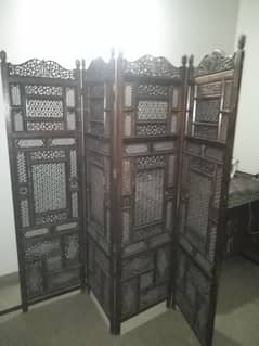 Wood Partition Screen X2