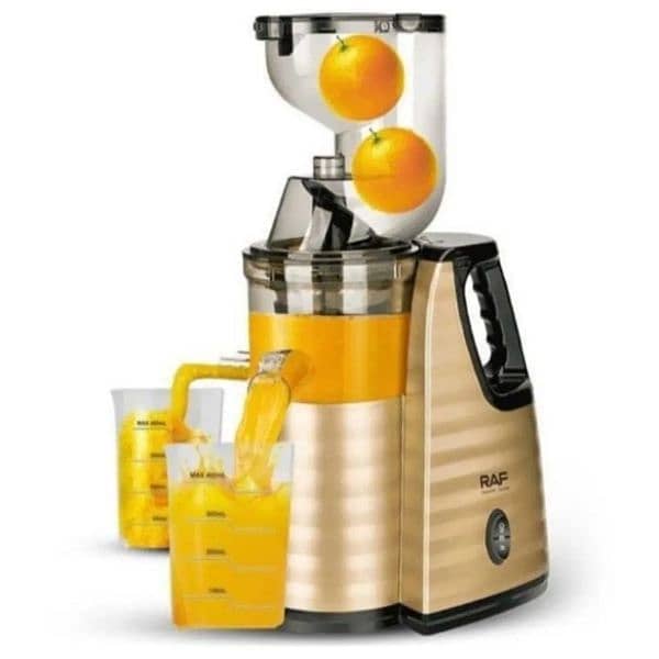 RAF Slow Press Juicer/ Vegetable & Fruit Extractor Juicer Machine 3