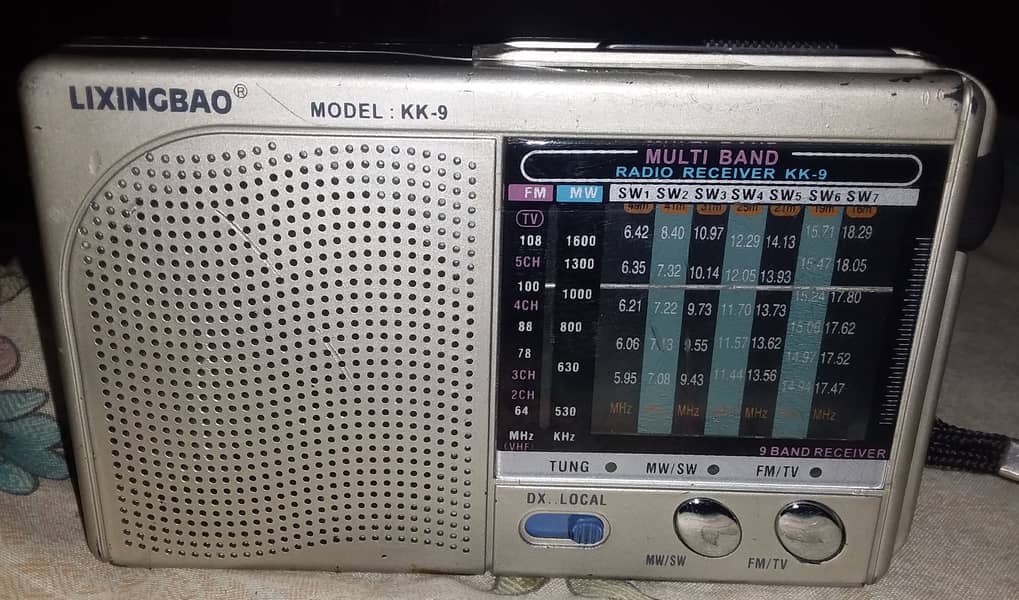 Antique Old Radio 9 band Lixingbao Model:KK 9 1