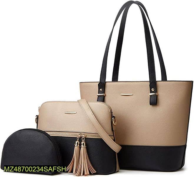 3pcs Women's shoulder and Handbag 0