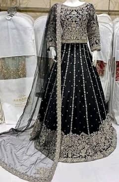 Bridal dress/wedding dress/ bridal lehnga/designer bridal dress/Maxi