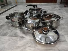 SET STAINLESS STEEL BARTON IMPORTED BRANDS LAGOSTINA 0