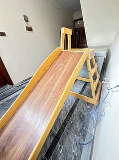 wooden slide