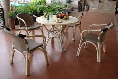 Heaven PVC Plastic Chairs,  Lawn Garden Furniture, Outdoor Patio 3