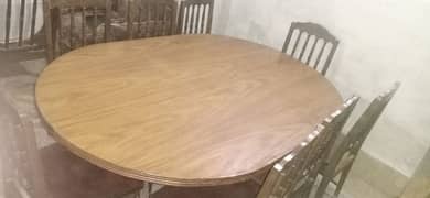 Complete Dining Table Set (6 Seater)