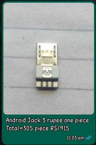 USB Jack. Android Jack. Type-C 3