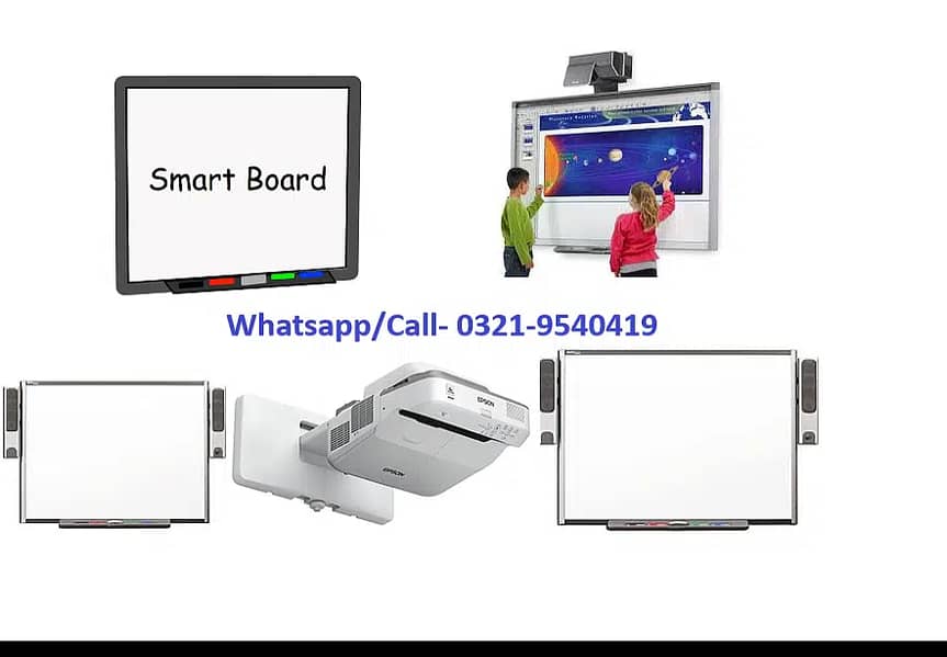 Smart Board | Digital Board | Interactive Led Screen | Touch white | 1