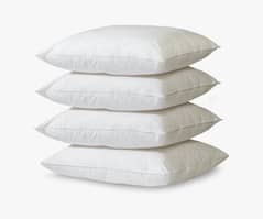 Pillows filled with polyester ballfiber