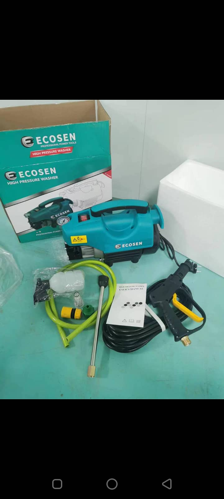 ECOSEN High Pressure Jet Washer - 200 Bar 1