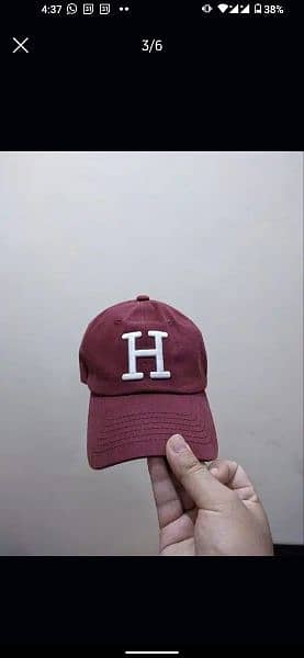 Men H Alphabetical Cap For Men 0