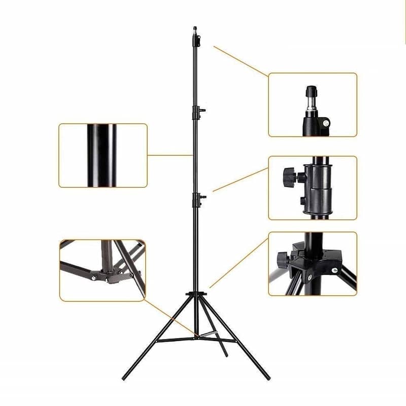 26cm Selfie Ring Light With 7 Feet Tripod Stand 5