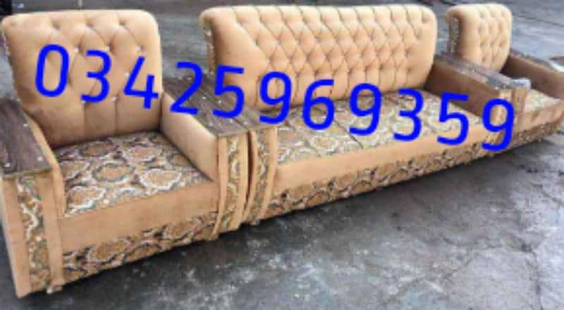 armless sofa set 5,7 seater color office home parlor table chair cafe. 18