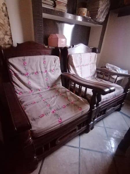 DIYAAR WOOD OLD STYLE 5 SEATER SOFA SET FOR SALE | EXCELLENT CONDITION 5