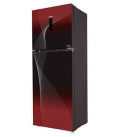 Haier refrigerator like new red colour