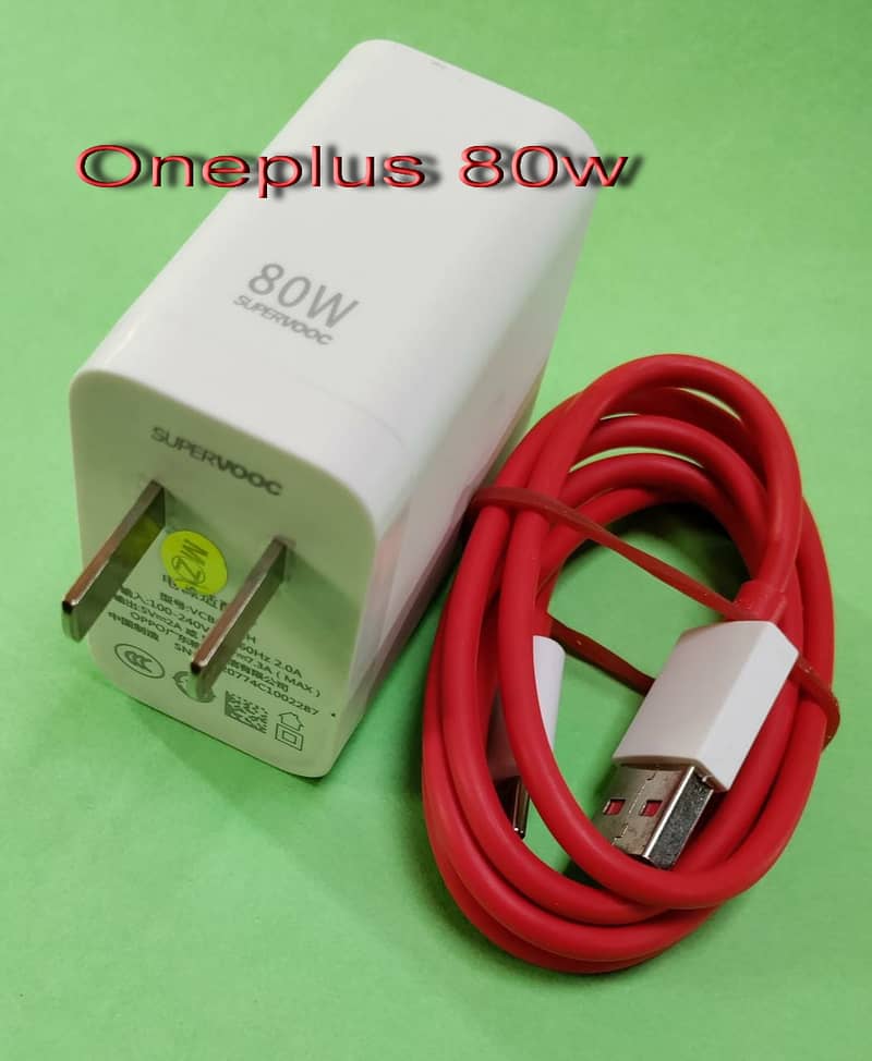 OnePlus charger 80w 100% genuine boxplled 0