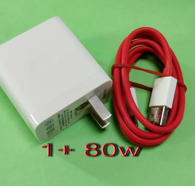 OnePlus charger 80w 100% genuine boxplled 3