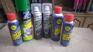 Rust lubricant  Anti Rust zang Carborator or throttle body cleaner
