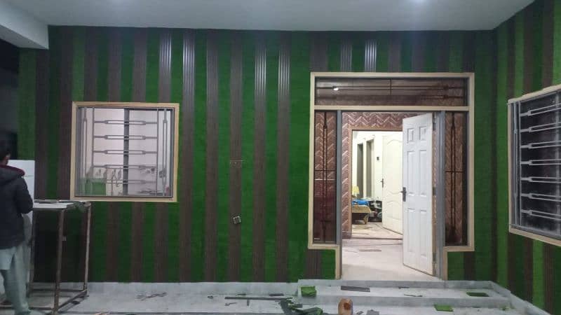 Wall decor/wpc pannel/astroturf/marble sheet/window blinds/ceiling 6