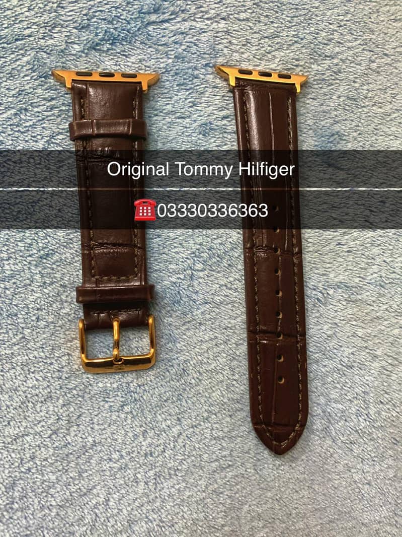 Original Branded Leather Bracelet Strap For Apple Watch straps band 10