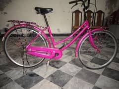 Pink colour ladies bicycle, Made in Japan  03369704873