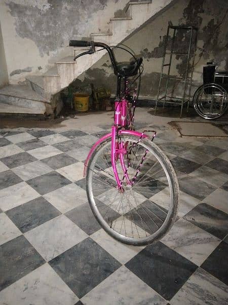 Pink colour ladies bicycle, Made in Japan  03369704873 2
