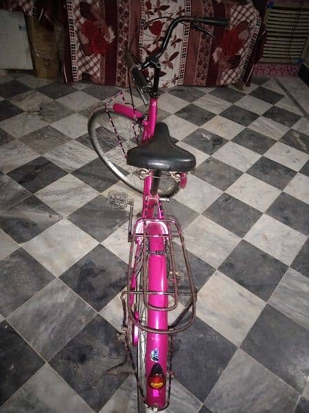 Pink colour ladies bicycle, Made in Japan  03369704873 3