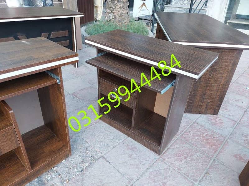 Office Ceo desk L shape table furniture work sofa chair set study home 2