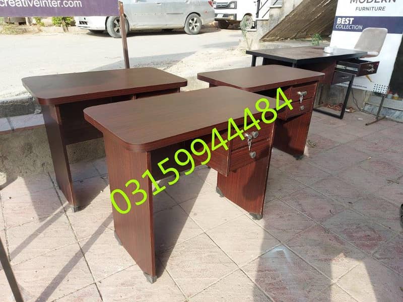 Office Ceo desk L shape table furniture work sofa chair set study home 18