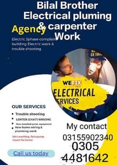 Electrical plumber,Ac & carpaintr work repair and new insulation