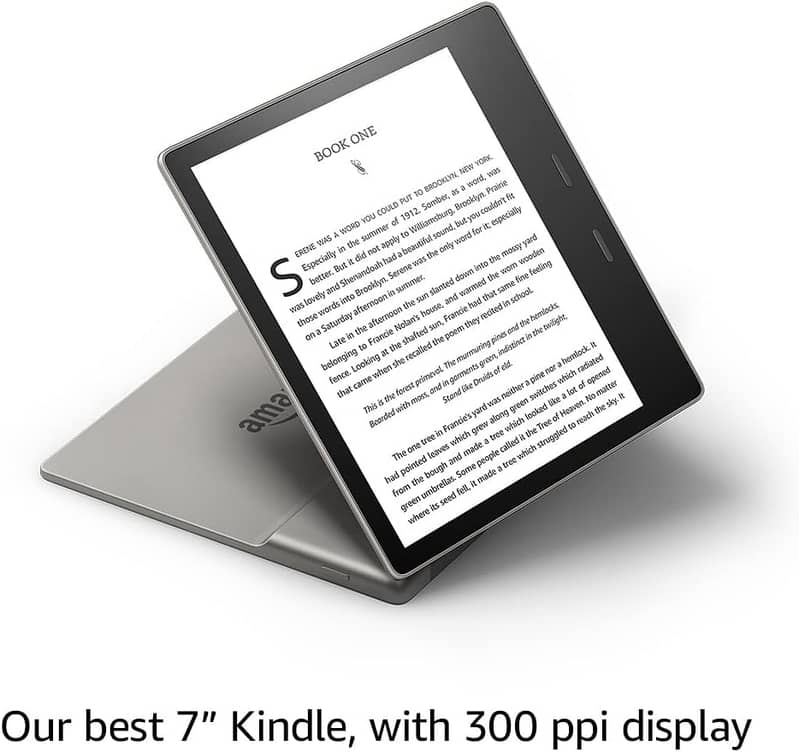 Amazon Kindle Oasis 32GB – With 7” display and page turn buttons 1