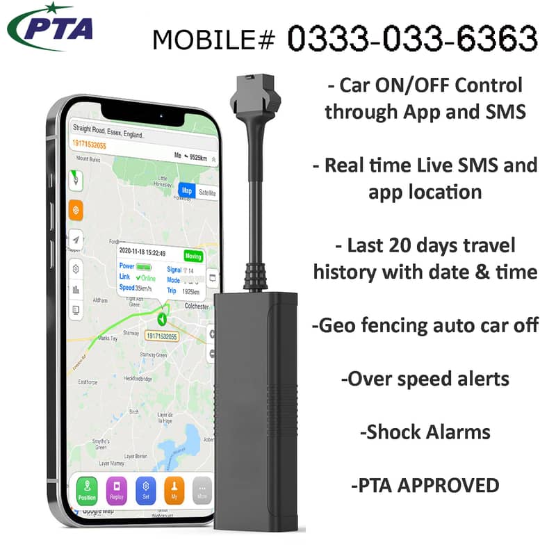 Car Tracker /Tracker PTA Approved /Gps Tracker /Car Locator 2