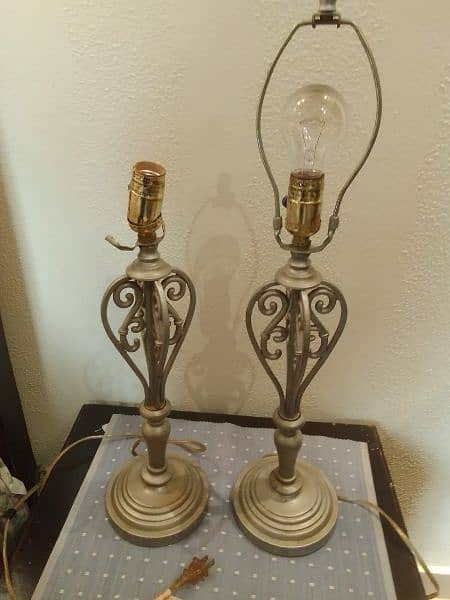 Imported heavy wrought iron lamps 1