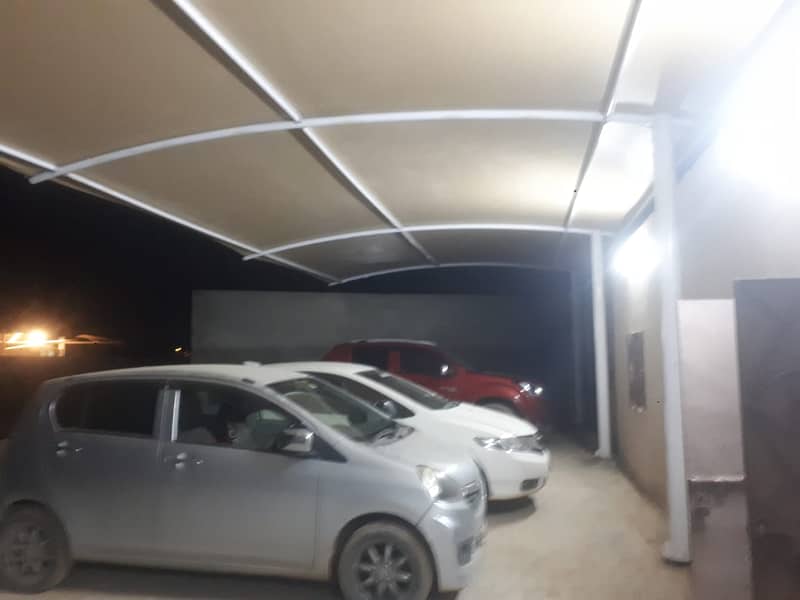 PVC car parking shade\car shed\Fiber Shades\Tensile Shades/Canopies 8