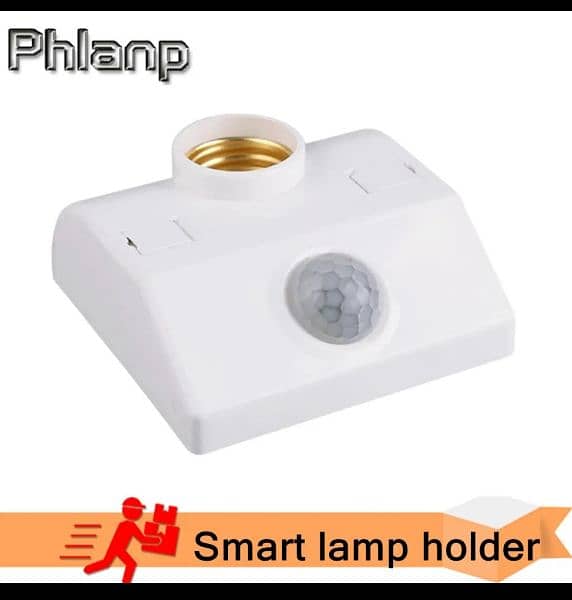 LED Bulb Light E27 Base PIR Motion Detector Automatic Human Body 1