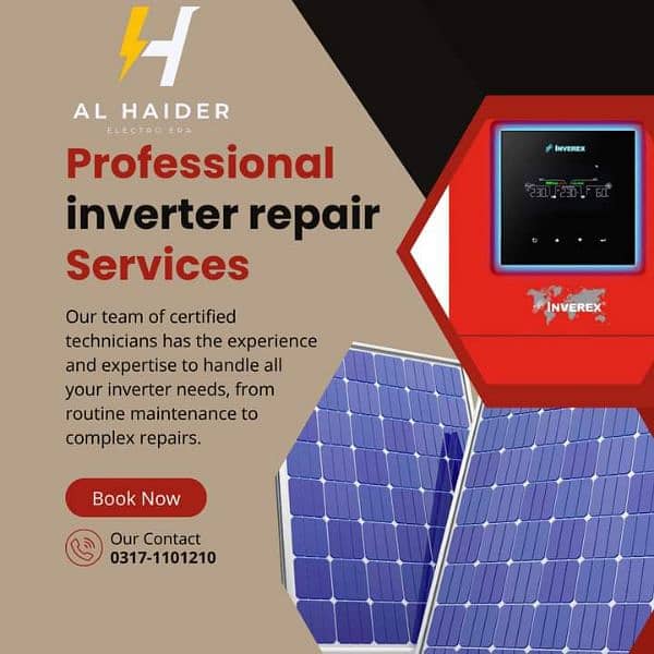 Solar inverter repairing/ac card repair/ups/pcb/ac repair/electronic 3