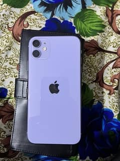 Iphone 11 PTA Approved both sims,  Color Purple, 128 GB, in rawalpindi