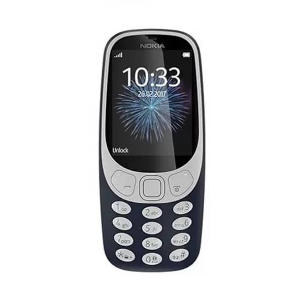 Nokia 3310 Original With Original Box Dual Sim Official PTA Approved 0
