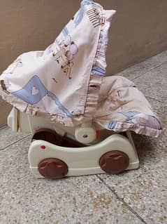 baby carrycot.