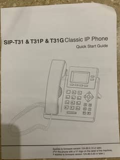 Imported SIP T 31 & T31 P & T31 G classic IP  Telephone set selling 0