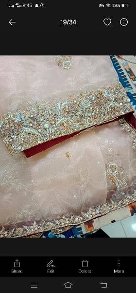 peach bridal  walima lehnga 4