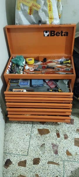 BETA PORTABLE TOOL CHEST with 5 Drawers 11