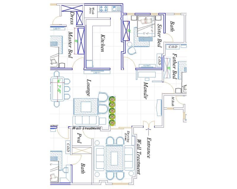 Autocad Planning and Drafting from sketch and measurment 0