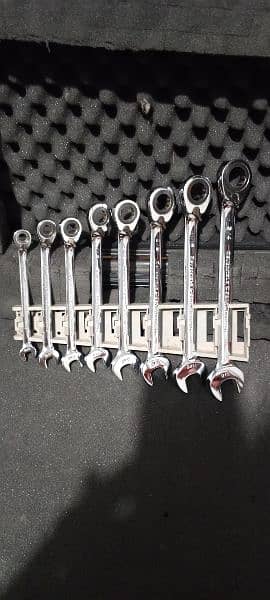 Reversible Gear Wrench Spanner Set 2
