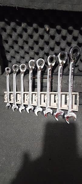 Reversible Gear Wrench Spanner Set 2