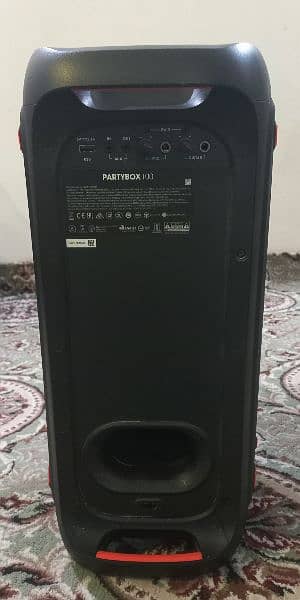JBL partybox 100 power full Bass Builtin Battery Bluetooth 1