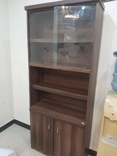 book shelf with cabinet 1