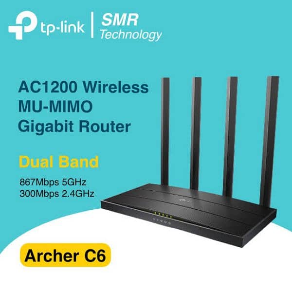 tplink Archer C50 wifi Router 4 Antana All internet Spotted 6